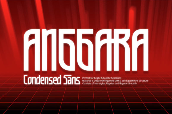 Anggara: A Bold Display Font for Creative Branding