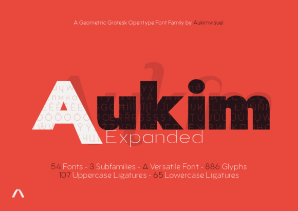 Aukim Expanded for Editorial Design and Content Creation