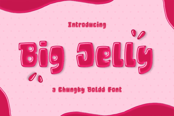 Big Jelly: A Chunky Font for Creative Craft Projects
