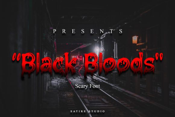 Black Bloods: A Stylish Display Font for Bold Branding