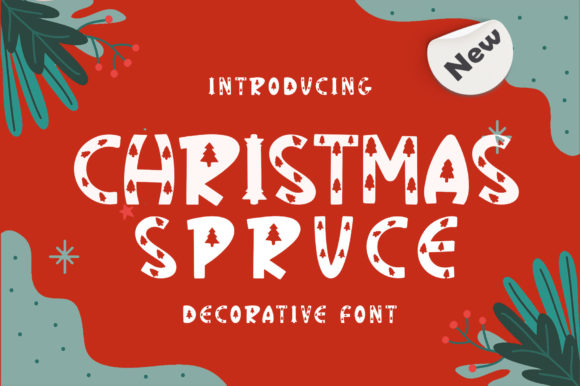 Christmas Spruce Font for Editorial Design