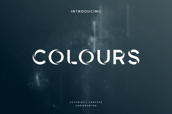 Colours: A Modern Display Font for Creative Projects