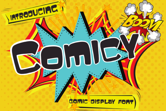 Comicy: A Whimsical Display Font for Digital Creativity