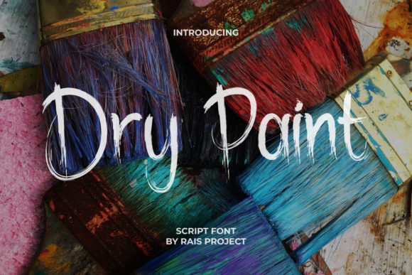 Dry Paint Font for Business Branding