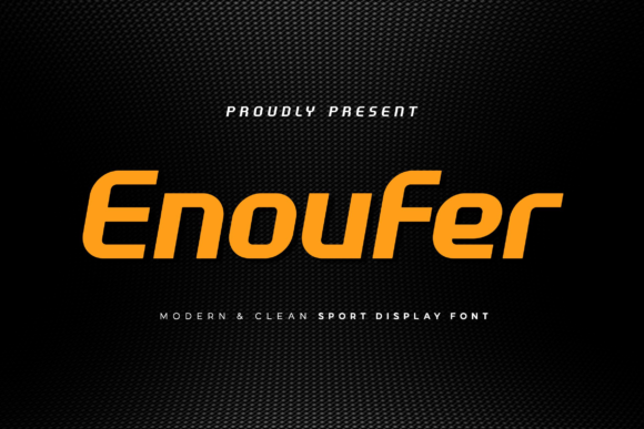 Enoufer: A Display Font with Editorial Charisma