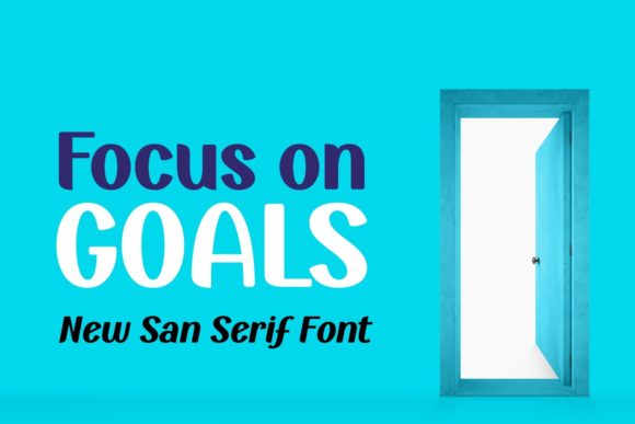 Focus on Goals Font for Web Design
