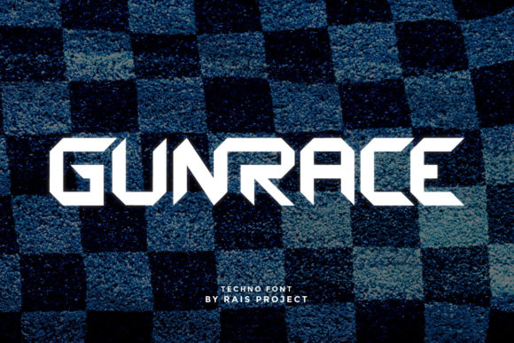 Gunrace: A Bold Display Font for Modern Editorial Design