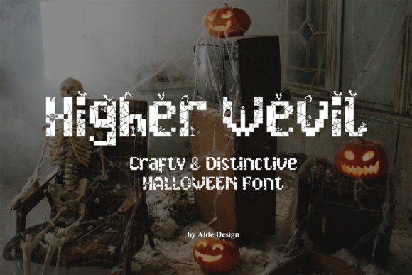 Higher Wevil Halloween Font for Handmade Creations