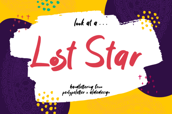 Lost Star: A Font That Elevates Your Brand's Visual Story