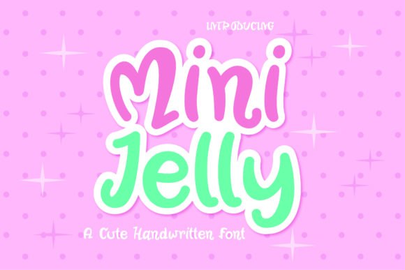 Mini Jelly Font for Eye-Catching Digital Designs