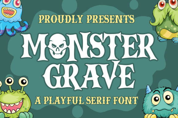 Monster Grave Font for Halloween Campaigns