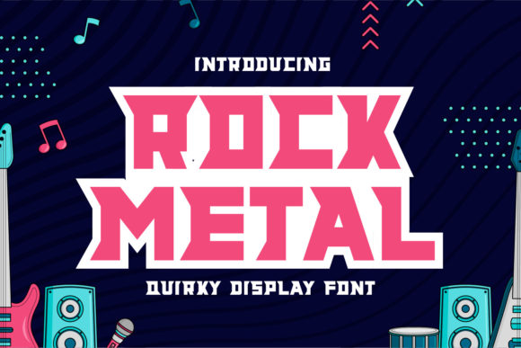 Rock Metal: A Bold Font for Branding That Stands Out