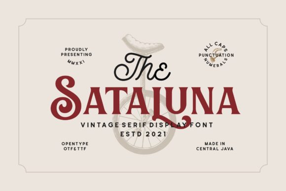 Sataluna Font for Bold Brand Campaigns