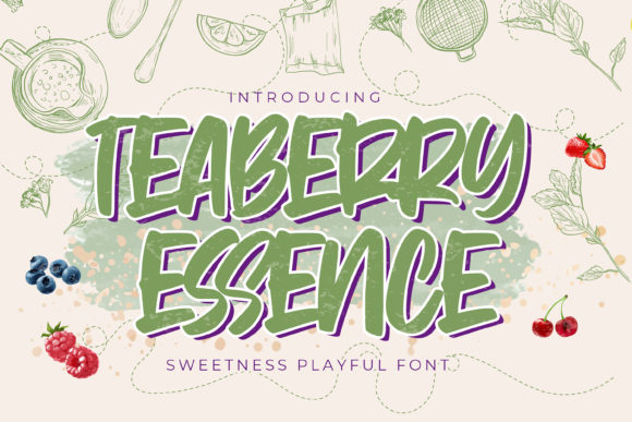 Teaberry Essence Font for Business Branding