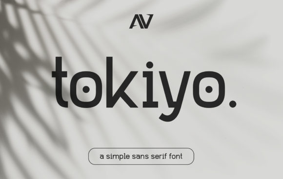Tokiyo: A Modern Display Font for Editorial Design