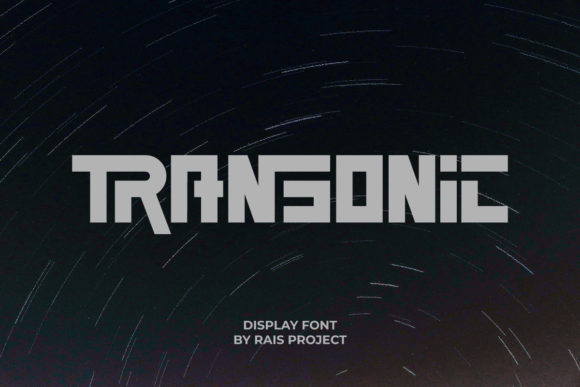 Transonic: A Bold Font for Professional Branding