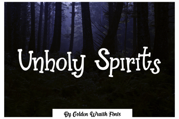 Unholy Spirits Font for Web Design