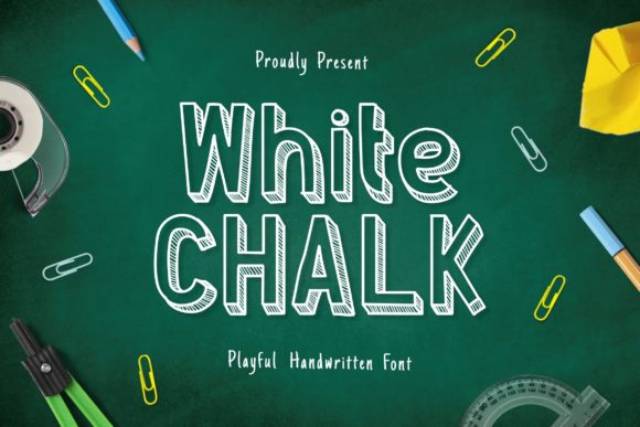 Whitechalk: A Chalkboard-Inspired Display Font for Creative Brands